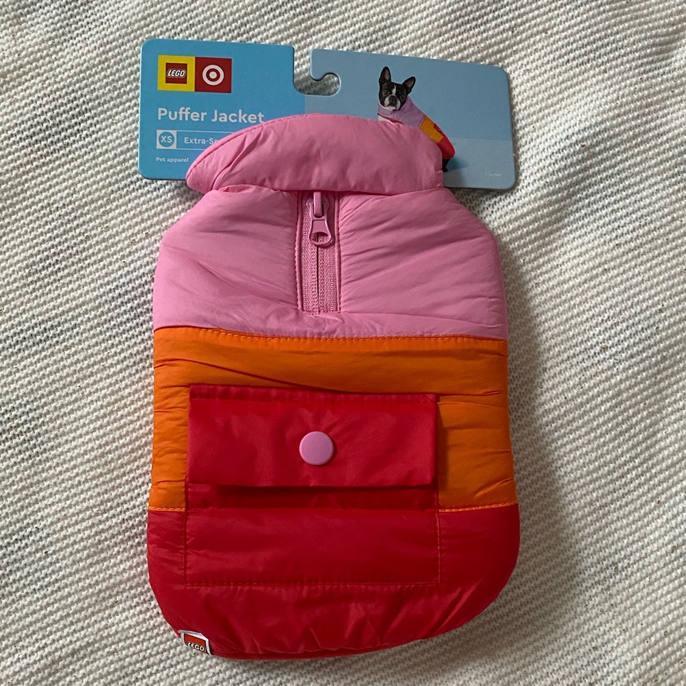 Lego x Target dog puffer jacket